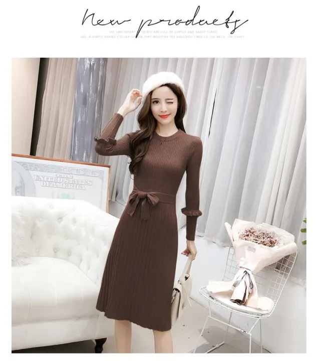 Women's%20Winter%20Knitted%20Dress%20Long%20Sleeve%20Mini%20Dress%20Casual%20Comfortable%20Knit%20Winter%20Dress%20for%20Ladies%20-%20Image%204