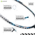 ALP-SPORTS BBQ3.0 MERGE Pro Badminton Racket 8U Ultralight (60g) Full T800 Carbon Fiber Tournament Grade with Himalayan High Altitude Technology. 
