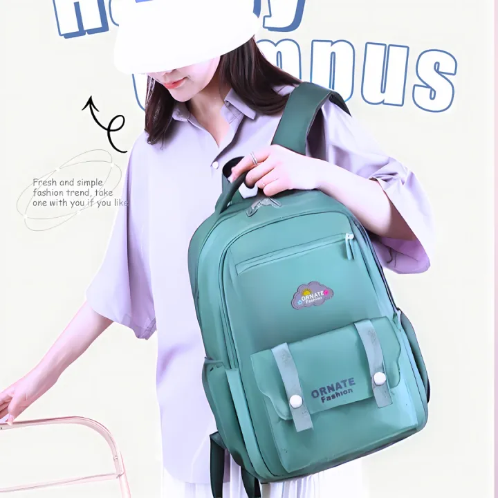 Bagzillas:%20Girls%20and%20Boys%20Multi%20Pockets%20Big%20Backpack%20Ultra%20Smooth%20Zips/Soft%20and%20LightWeight%20School%20Bags%20for%20Girls%20-%20Image%205