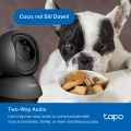 WIFI CCTV Camera TP-Link Tapo C201 Pan/Tilt Home Security Wi-Fi Camera 1080P Motion Detection and Alerts, Night Vision Two-Way Audio Supports MicroSD Cards Up To 512GB Black. 