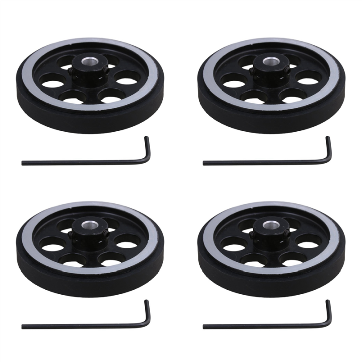 Meter With Rounded Spinning 4X, 200X6mm Industrial Aluminum Rubber Measuring Rotary Encoder Meter ...