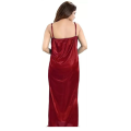 Fancyra Women  Night dress Night Wear Solid Satin  Nighty Pack of 4. 