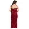 Fancyra Satin Summer Night Dress for Women Solid Nighty Pack of 4. 