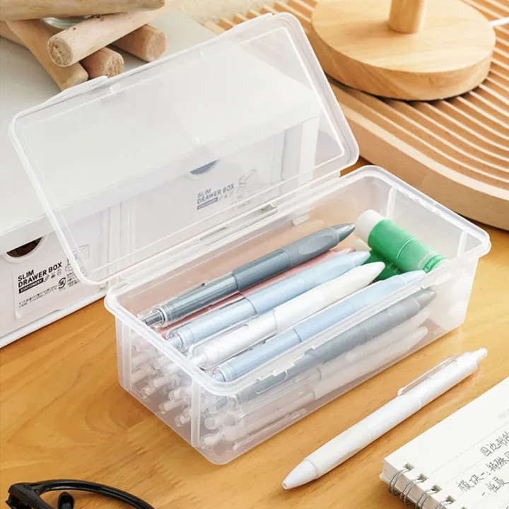 1PC%20Large%20Capacity%20Plastic%20Pencil%20Box%20Stackable%20Translucent%20Clear%20Pencil%20Box%20Office%20Supplies%20Storage%20Organizer%20Box%20-%20Image%205