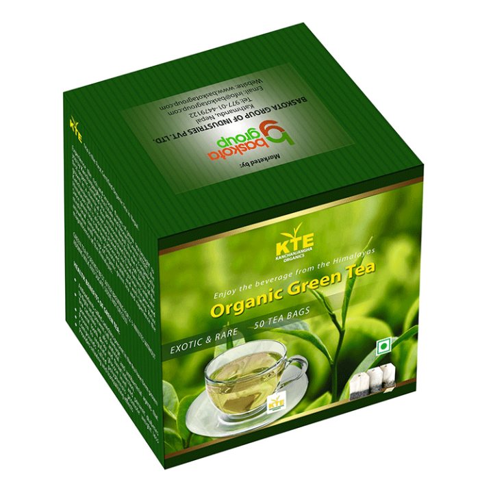 KTE- Organic Green Tea- (50 Tea Bags)