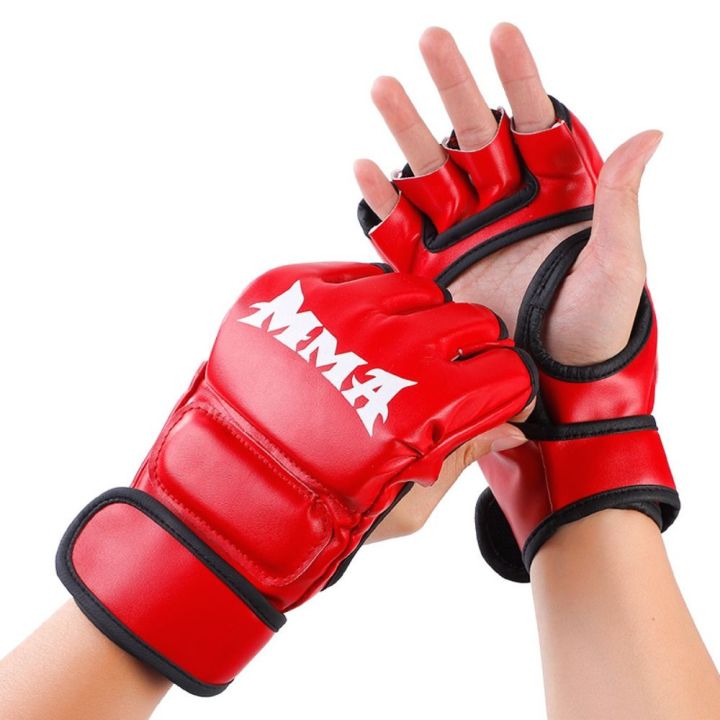 Durable%20Half%20Finger%20Boxing%20Gloves%20Wear%20Resistant%20Karate%20Muay%20Thai%20Training%20Punching%20Gloves%20PU%20Taekwondo%20Gloves%20for%20Men%20Women%20-%20Image%208