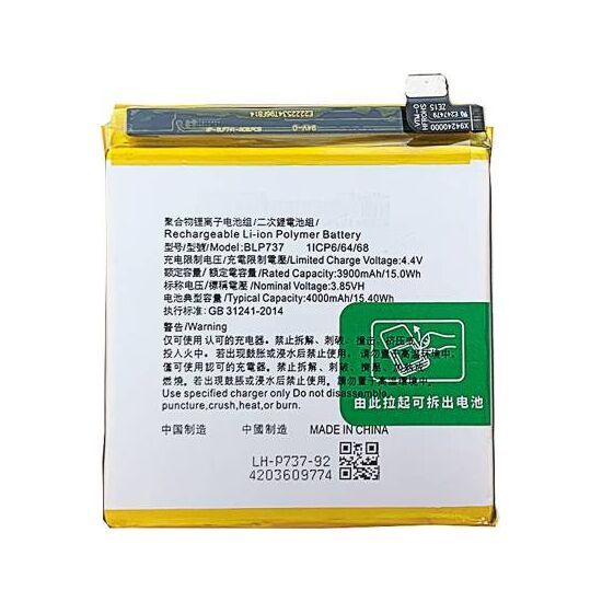 Original Battery For Oppo Reno2 Z/Reno2 F (BLP737) 4000mAh