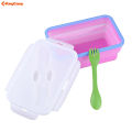 Silicon Foldable Lunch Box. 