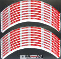 Bajaj Racing Reflective Vinyl Rim Stickers For Motorcycles / Suitable For All Bikes / 16 Pcs Sticker For Both Wheels (8mm Width). 