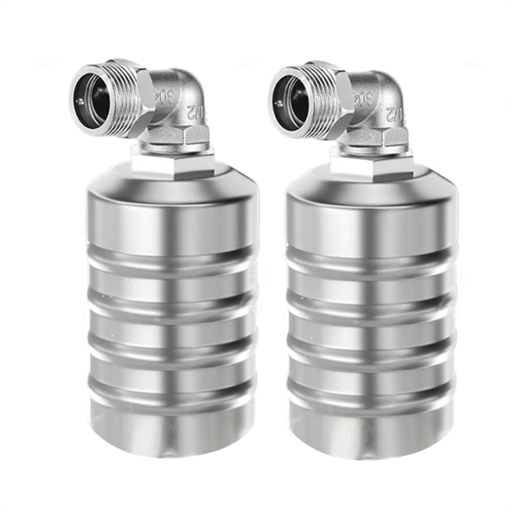 NCANRUI 2Pcs Fully Automatic Water Level Control Float Valve, Water Level Controller for Water Tank 3/4Inch Side Water Intake