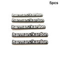 5pcs High-quality Metal Harman/kardon Car Hi-Fi Speaker Audio Speaker Badge Stereo Emblem Sticker Auto Styling Accessories. 