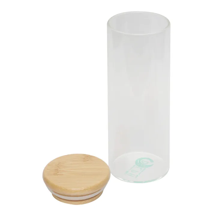 DELPH%20Premium%20Tall%20Glass%20Round%20Bottom%20Container%20300ml%20With%20Wooden%20Lid%20For%20Coffee%20Tea%20Condiments%20Chocolates%20Candy%20-%20Image%204