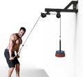 Wall-Mounted Cable Pulley System for Home Gym – LAT Pulldown & Lift Machine. 