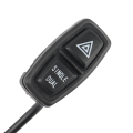 NAMUNY 2X Single Dual Switch+Hazard Warning Switch/Indicator for Electric Scooter Bicycle Tricycle Atv EV DIY Conversion. 