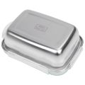fasdaga 2X 304 Stainless Steel Lunch Box Eco-Friendly Portable Food Storage Container Refrigerator Multipurpose Crisper Box. 