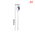 Bizzy 1pc creative stainless steel long handle coffee spoon stirring ice spoon Dounp. 