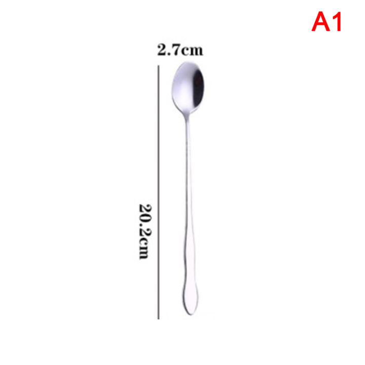 Bizzy%201pc%20creative%20stainless%20steel%20long%20handle%20coffee%20spoon%20stirring%20ice%20spoon%20Dounp%20-%20Image%205