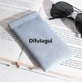 Difutagui Fashion [ New ] Carry Sunglasses at Any Time Storage Bag Pressure-Proof Flannel 【2025 Version】 Bag Closed Glasses Storage Glasses Bag Universal Simple and Portable. 