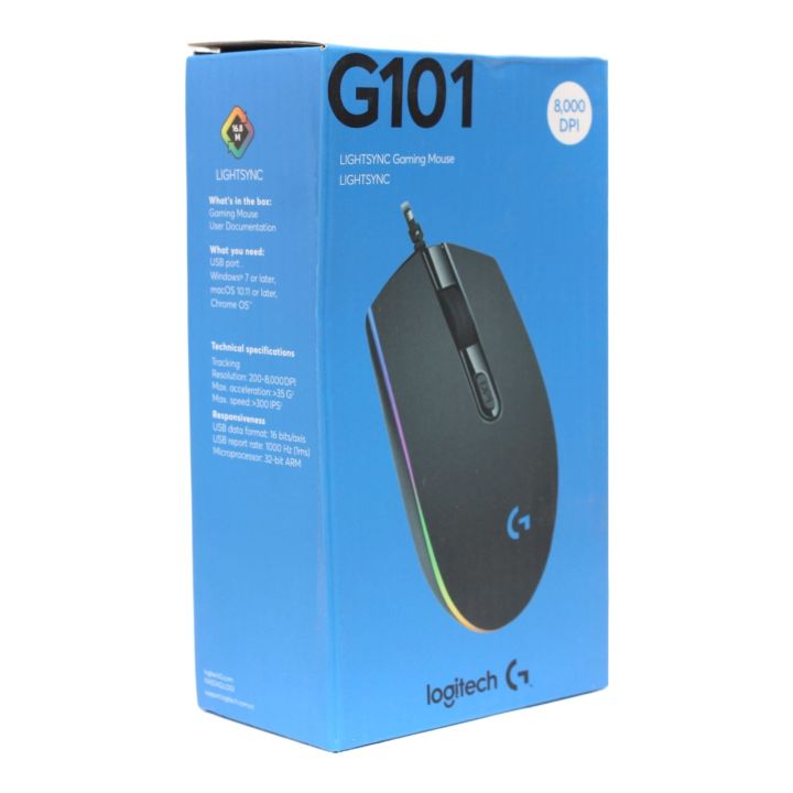 Logiitech G101 Gaming Mouse 8000 DPI | Daraz.com.np