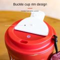 Stainless Steel Vacuum Insulated Hot Cold Travel Coffee Mug With Lid 400ML - Red. 