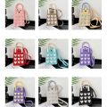 New Sweet Love Knit Handbag Mini Knit Knot Wrist Bag High-capacity Phone Bag Student. 
