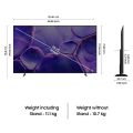 Samsung 55 Inch Crystal 4K UHD Smart TV UA55U8500 | 3 Year Full Warranty | Slim Bezel Metal Design | Crystal Processor 4K | HDR10+ | Wi-Fi & Bluetooth | Tizen OS | Q-Symphony Sound. 