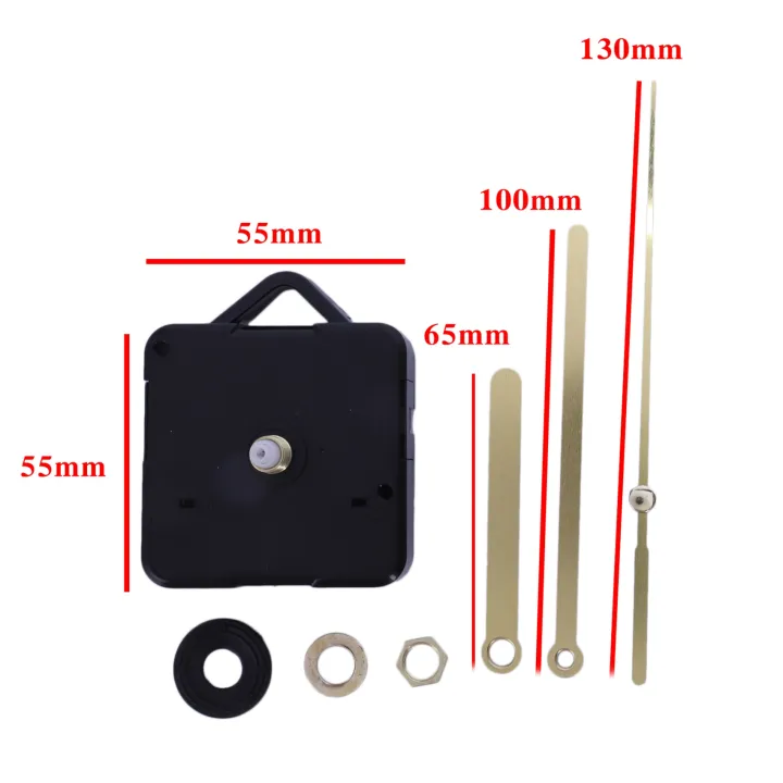 fasdaga%203%20Pack%20Replacement%20Wall%20Clock%20Repair%20Parts%20Pendulum%20Movement%20Mechanism%20Quartz%20Clock%20Motor%20with%20Hands%20&%20Fittings%20Kit%20-%20Image%207