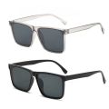 Glasses ladies glasses decoration summer square frame hot selling punk sunglasses simple street photo sun protection black sunglasses men. 