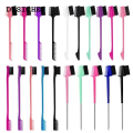 DISICHEN Eyebrow Brush Comb Double Sided 3 In 1 Edge Control Brush for Baby Hair Salon Hair Comb Brushes Beauty Tools Hair dye brushes. 