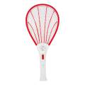 Rechargeable Mosquito Fly Killer and Bug Zapper Racket Kobwa 3 Layers Safety Mesh Super Bright LED Light with Built in Rechargeable Batteries - 3000 Volt. 