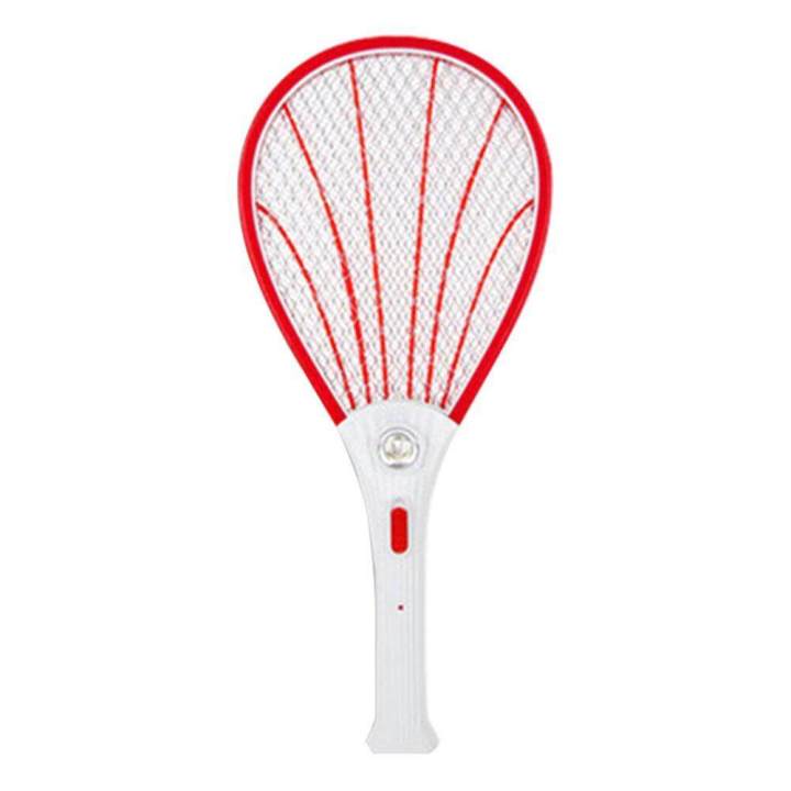 Rechargeable Mosquito Fly Killer and Bug Zapper Racket Kobwa 3 Layers Safety Mesh Super Bright LED Light with Built in Rechargeable Batteries - 3000 Volt