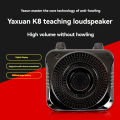 Loudspeaker, Little Bee Tour Guide, Outdoor Instructor, Waist Microphone Mini Speaker, Blue-tooth Player for Class. 