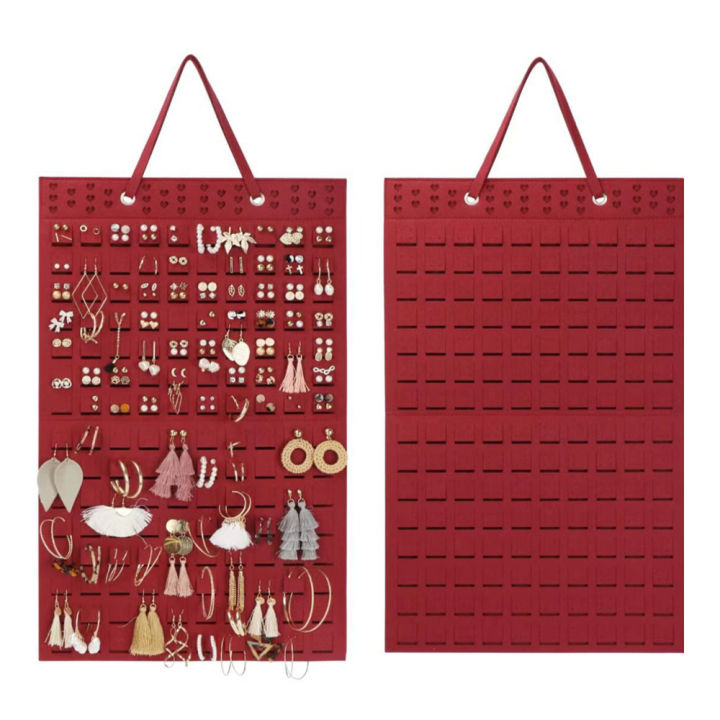 Earrings%20Organizer%20Wall%20Earring%20Holder%20Soft%20Felt%20Hanger%20Jewelry%20Display%20Hanging%20-%20Image%203
