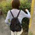 Casual Large Capacity Denim Backpack Canvas Vintage Shoulder Bag Versatile Fashion Travel Bag Student. 