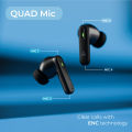 Gravity Bassbuds MAX | App Support | 6EQ Modes | ANC | ENC |40 Hours | 13MM | Bluetooth 5.3 | True Wireless Earbuds. 