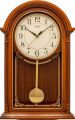 RIKON Quartz Brown Analog RK 50 PND Premium Pendulum Wall Clock For Office Or Home. 