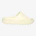 Cream Color Classic Chunky Slides For Men. 