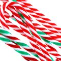 ARELENE 96Pcs Christmas Plastic Fake Candy Canes Twisted Toy Crutch for Christmas Tree Hanging Decorations. 
