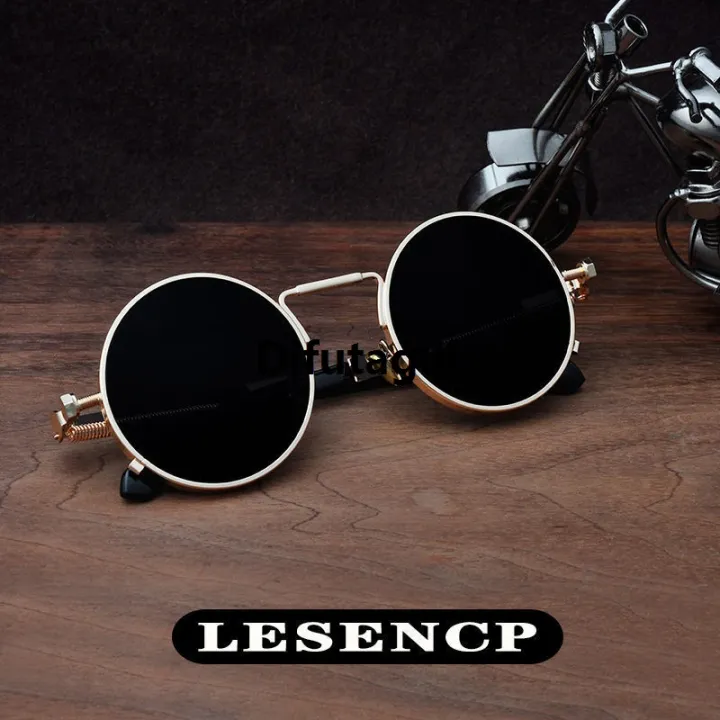 Difutagui%20Original%20%5B%20New%20%5D2021%20Steam%20Punk%20round%20Sunglasses%20Men%20Special%20and%20Women%20Classic%20Retro%20round%20Frame%20Sun%20Glasses%20Tide%20-%20Image%204