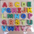 Wooden  ABCD Block/ Wooden Englinsh Alphabet Blocks of Capital letters By Mitrata. 