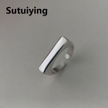 Sutuiying BF CLUB 925 Sterling Silver Ring For Women Flat Simple Finger Open Vintage Handmade Ring Allergy For Party Birthday Gift. 