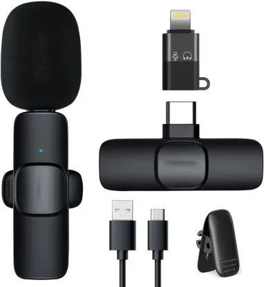 2.4GHz%202%20In%201%20Wireless%20Microphone,%20Digital%20Mini%20Portable%20Recording%20Clip%20Mic%20With%20Receiver%20for%20All%20Type-C%20Lightning%20Mobile%20Phones%20Camera%20Laptop%20-%20Image%204