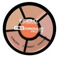 INSIGHT Pro Concealer Palette - Shade Corrector | Makeup Wheel for Face | Satin Matte Finish | 3-in-1 Conceal, Contour & Correct | Waterproof | Full Coverage | 15gm. 