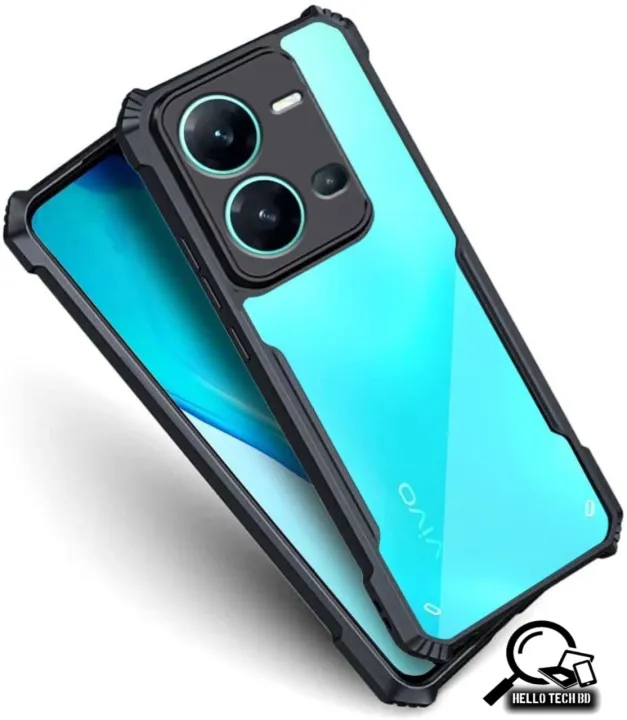 Vivo%20V25%20%20/%20V25e%205G%20Case%20-%20Transparent%20Hybrid%20Hard%20PC%20Back%20TPU%20Bumper%20Impact%20Resistant%20Cover%20-%20Image%203