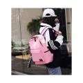 Fashion Nylon Backpack Preppy Style Students School Casual Solid Color Large Handbags Schoolbag Bookbag Teenager Travel. 