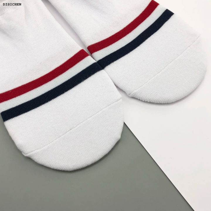 DISICHEN%20Fifty%20percent%20discount%20TB%20Men's%20Socks%20Breathable%20Fashion%20Luxury%20Brand%20Short%20Casual%20Summer%20Cotton%20Sports%20Cotton%20Socks%20Ankle%20Harajuku%20Grey%20Socks%201/6%20Pair%20-%20Image%206