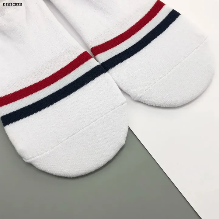 DISICHEN%20Fifty%20percent%20discount%20TB%20Men's%20Socks%20Breathable%20Fashion%20Luxury%20Brand%20Short%20Casual%20Summer%20Cotton%20Sports%20Cotton%20Socks%20Ankle%20Harajuku%20Grey%20Socks%201/6%20Pair%20-%20Image%206