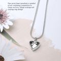 Ashes Pendant Pet Heart Urn Necklace Memorial for Dog's/Cat's Ashes. 