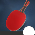 Table tennis racket rubber with blade carbon black sheet 1 table tennis racket red. 