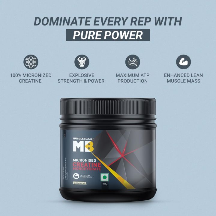 MuscleBlaze%20Micronized%20Creatine%20Monohydrate%20250g%2083%20Servings%20for%20Muscle%20Gain%20and%20Strength%20-%20Image%205